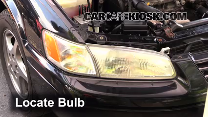 1998 Toyota Camry XLE 3.0L V6 Lights Turn Signal - Front (replace bulb)
